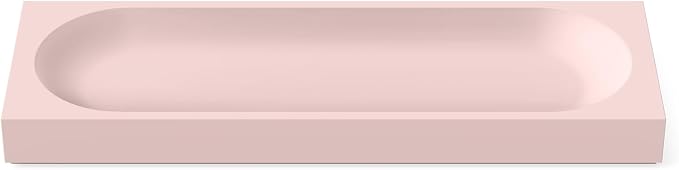 elago Smart Magnetic Desk Mat Pencil Tray – Soft Silicone Organizer for Office Supplies, AirPods, Glasses, Pens – Noise-Free, Non-Slip, Washable, Item for Desk Management [Medium] (Lovely Pink)