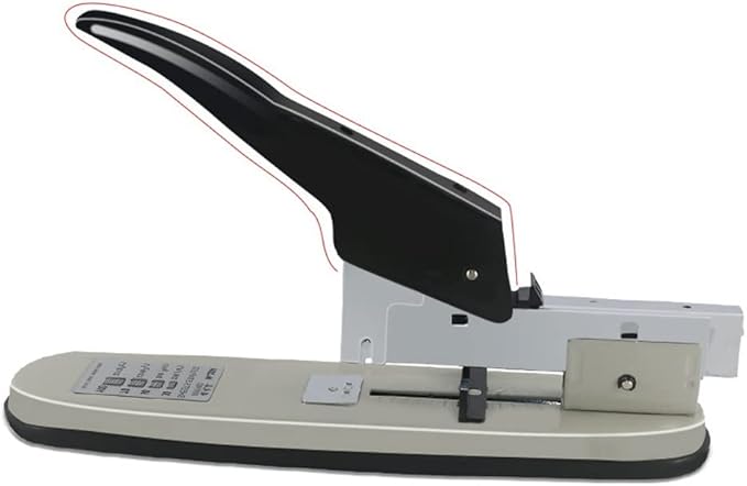 KUYWLMKMZZ Desk Stapler Heavy Duty Stapler Desktop Stapler 100 Pages Capacity Staplers Office Heavy Duty Document Binding Desktop Office Tool School Supplies (Color : A)