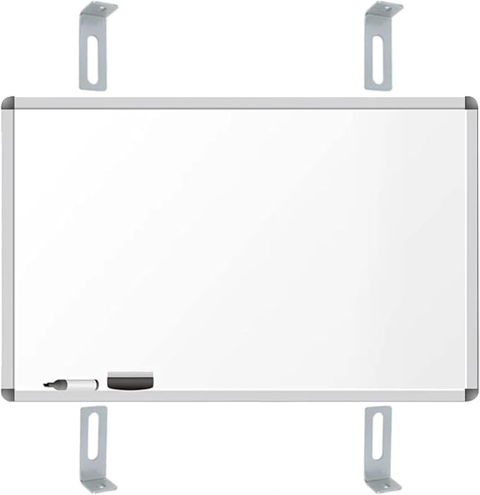 10PCS Whiteboard Hanging Kit M4 with Threaded Mounting Bracket and Screws for Hanging Whiteboards On The Wall and School Office Supplies