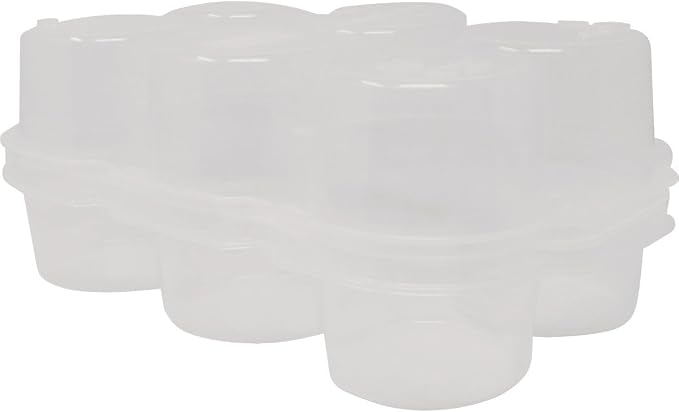 Storage Container SafeCrate - Stackable, Protective, Easy Transport for Canning Jars - 6 Quart Jars