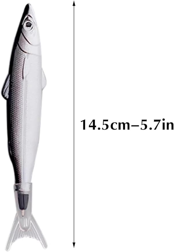1Pc Random Color Cute Marine Series Ballpoint Pen, Fish Styling Pens and Refills, Writing and Correction Supplies,Pen Black Ballpoint Pens,Office and School Supplies