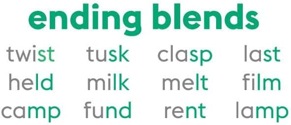 Blends Phonics Pencils - Educational Learning Tool for Kids, Improves Consonant Clusters, Supports Phonics Skills, Reading, Writing, and Spelling, Ideal for Early Learners, Teachers, and Classroom Use