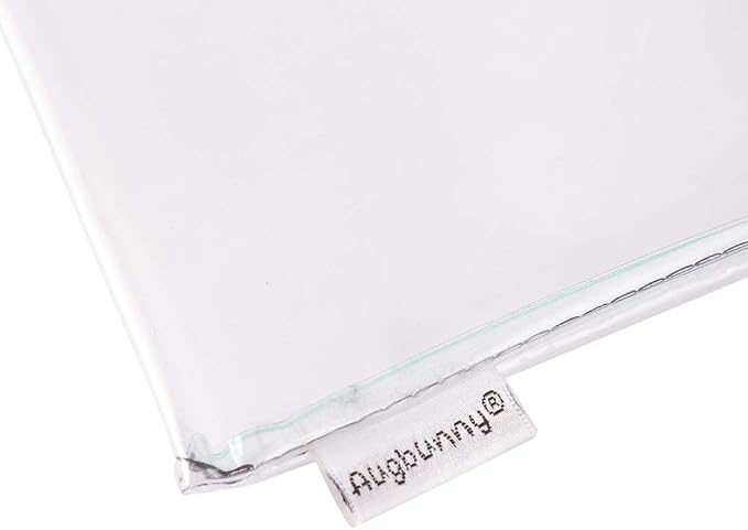 Clear Vinyl Zipper Multi-purpose Waterproof Office Home Supply Organizers toiletry Pouch Tool Bag 4-pack