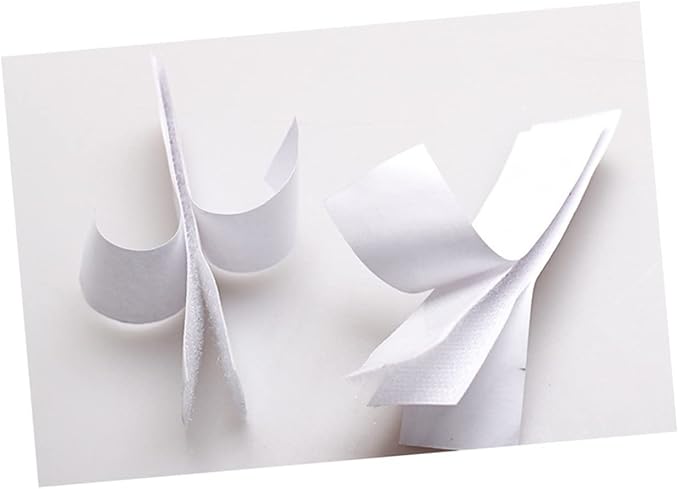 Self-Adhesive Tape 10 Pack Hook Loop Adhesive Strips Table Skirt Mounting Tape for Smooth Surfaces