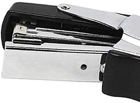 Clip-On Stapler for 20-Page Heavy-Duty Desktop Stapler for Office Staplers (Black)