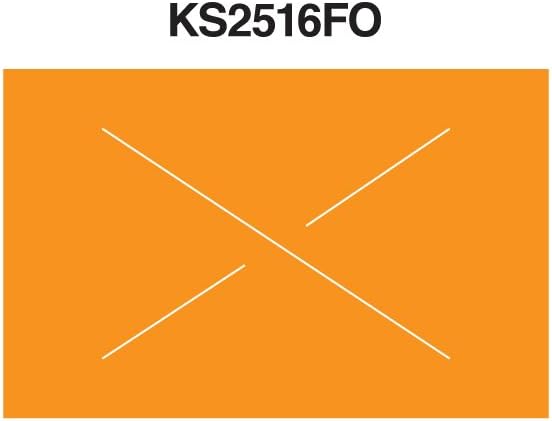 Fluorescent Orange Labels to Fit The XL Pro 25EC, 25EE, 25EEA, 25EEAA, and 265P Label Price Guns 20 Pack (Free Ink Roll Included)