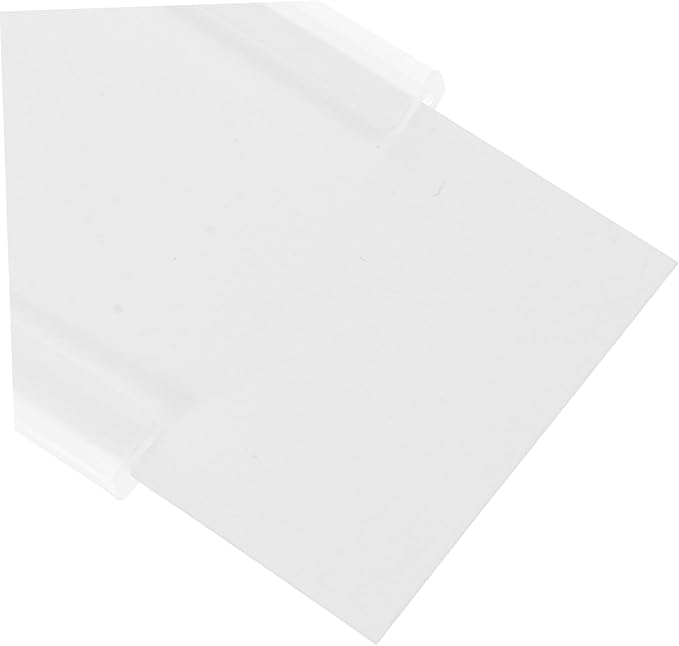 ULTECHNOVO 20pcs Plastic Hanging Shelf Label Holders Price Tag Protectors for Retail and Supermarket Use Easy Attachment for Product Information