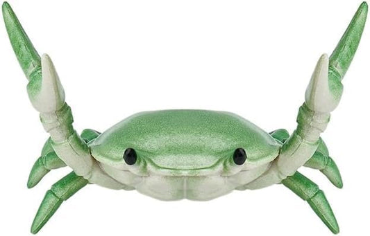 Creative Crab Pen Holder Weightlifting Crabs Pen Stand Storage Rack, Office Desktop Decoration, Pencil Holders Desk Supplies Holders and Dispensers, Desk Accessories and Workspace Organizers (green)