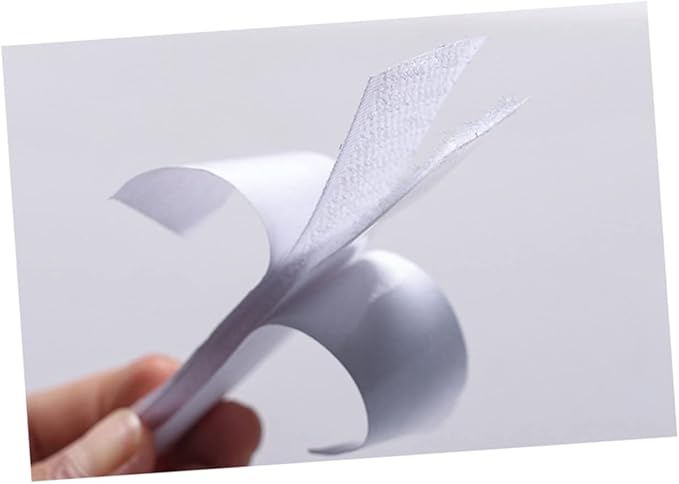 Cabilock 10pcs Self-Adhesive Hook Loop Tape Table Skirt Strips Reusable Stickers for Wall Padding