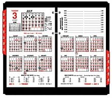 AT-A-GLANCE Burkhart's Day Counter Desk Calendar Refill 2015, 4.5 x 7.38 Inch Page Size (E712-50)