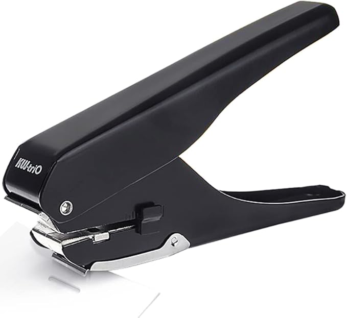 ID Card Slot Punch and Long Reach Stapler with 1600pcs Staples