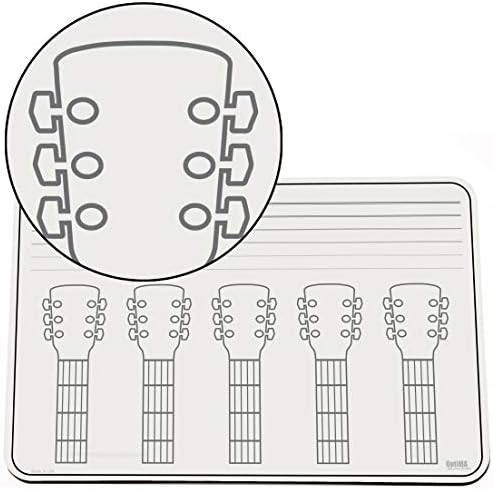 Optima 11" x 17" x 1/8" Guitar Music Lapboards with Dry-Erase Surface, Perfect for Learning Guitar, Music Lessons, and Classrooms