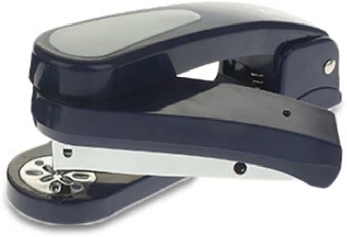Rotary Medium Stapler Binding 20 Pages Rotated 45 Degrees Without Staples for Paper Binding School Office Accessories(D)