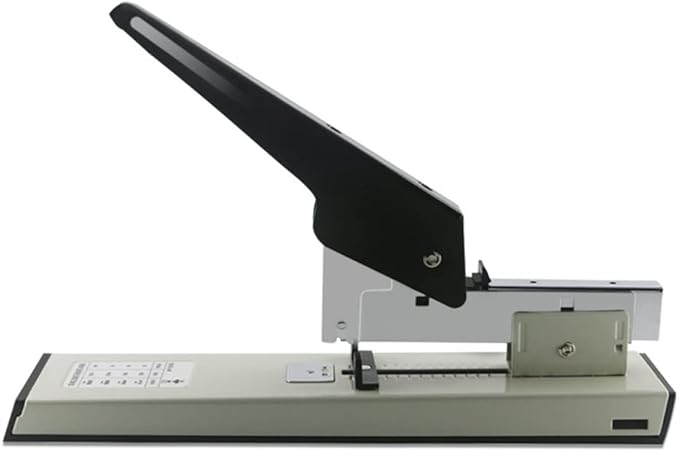 KUYWLMKMZZ Desk Stapler Staplers Office Heavy Duty Desktop Stapler Labor-Saving 100-page Capacity Suitable for Office Document Binding on Office Desks School Supplies (Color : A)