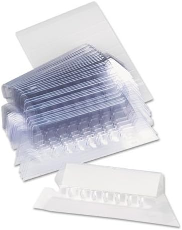 Hanging File Folder Plastic Index Tabs, 25/Pack [Set of 4]