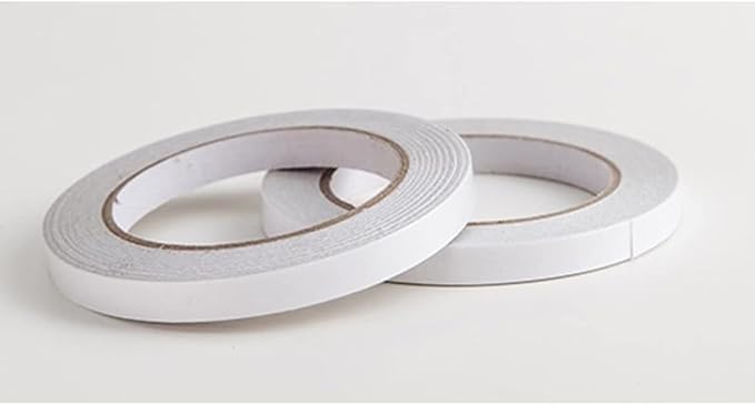High Adhesive Tape, 2Pcs Mmxm for Backing Mounting Decoration Absorbing Offfice Stationery Fastener Supplies Thin School Office Plates Adhesive Crafts Foam Name Tape Hype,White-One Size
