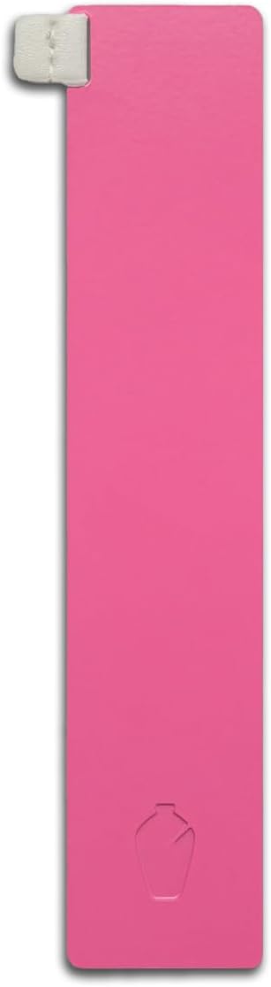 Alabaster Matte Pink Bookmark - 7.375" x 1.125" Bible Study Accessory with Debossed Logo and Soft Leather Tab, Ideal Christian Gift, Gift for Women, Gift for Men