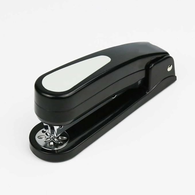 360 Rotation Heavy Duty Stapler Use 24/6 Staples Effortless Long Stapler School Paper Stapler Office Bookbinding Supplies(D)