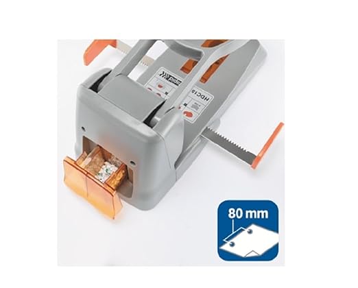 Rapid 23000600 HDC150 Heavy Duty Hole Punch, Guide Bar with Format Markings, Metal, Silver/Orange, 150 Sheets