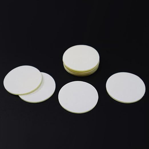 STOBOK 20Pcs 1.18 Inch Transparent Double-Sided Adhesive Tape Round Fastener for Crafts Wedding Car Use Strong Self Adhesive Dots