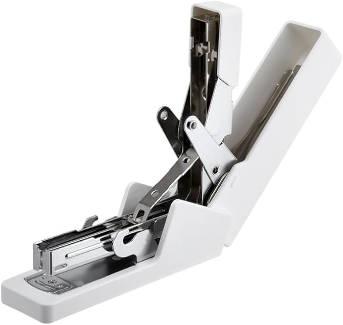 Stapler Portable Book Binding Stapling Machine Home Office(Black)