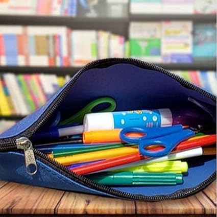 Trail maker 48 Pack Bulk Pencil Case with Supplies Included for Kids, Classrooms - Individually Packaged for Donation | Bulk School Supply Kits for Kids Kindergarten, K-6 Back to School Supplies