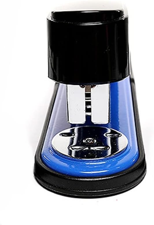 Desk Stapler Desktop Stapler Metal Stapler Multifunctional Bottom Screw Stapler Capacity 50 Pages Suitable for Office and School Blue School Supplies (Color : Blue)
