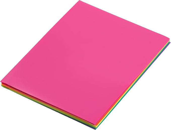 JAM PAPER Heavy Duty Plastic 2 Pocket Extra Tough School Folders - Assorted Fashion Colors - 24 Folders/Pack (4 Assorted Packs of 6)