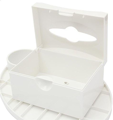 NSKI Dental 3 in 1 Oral Tray Tissue Box and Cup Storage Holder Fix on Dental Chair White/Blue/Green (White)