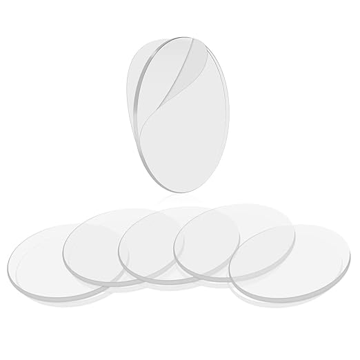 BRAVESHINE Double Sided Adhesive Tape - 18 Pack Removable Wall Stick Mounting Tape - Washable Clear Nano Tape for Balloons Crafts Decorations, Keep Rug Corner Flat, Indoor Outdoor Use - Round 2 Inch