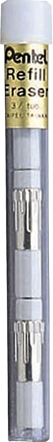 Pentel Mechanical Pencil Eraser Refills, 20 Erasers - 5 Tubes Per Pack, 4 Erasers Per Tube