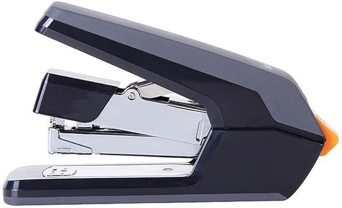 KUYWLMKMZZ Desk Stapler Portable Stapler Labor-Saving Stapler Desktop Stapler Office Learning Desktop File Sorting Suitable for School Supplies School Supplies (Color : Black)