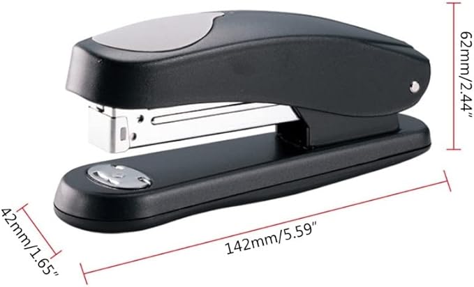 Metal Iron Heavy Duty Stapler Paper Book Binding Stapling Machine Labor Saving(D)