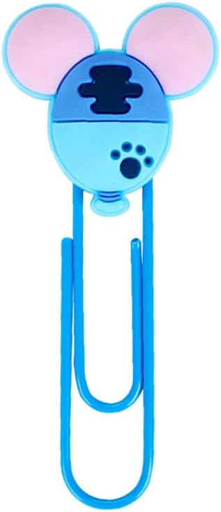 10 pcs Cute Paper Clips Colorful Office Supplies Gifts for Teacher & Students Bookmark Clamp Desk Accessories Stationery for School Book File Page Marker Clip for Women Kids Adult Children