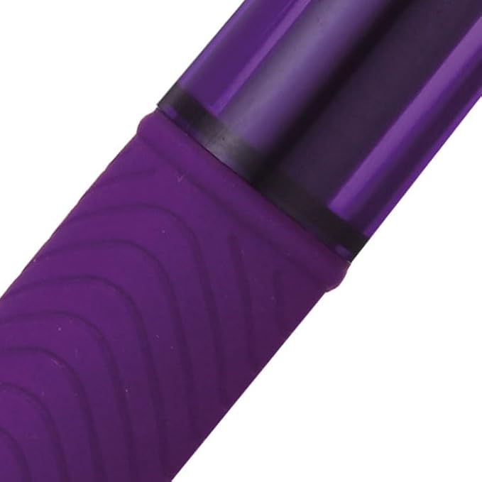 Pentel EnerGel-X Retractable Liquid Gel Pen, (0.7mm) Metal Tip, Medium Line, Violet Ink