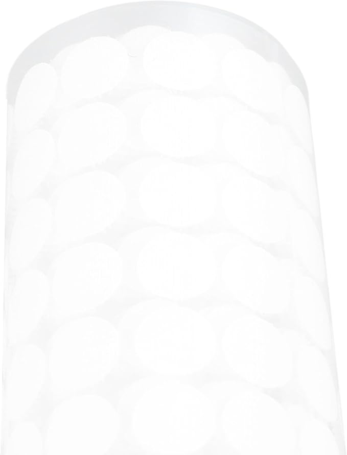 Hook and Loop Dots Self Adhesive Premium Nylon Strong Hold Sticky Back Tape for Schools Kindergartens Families White 1.5cm 504 Pairs