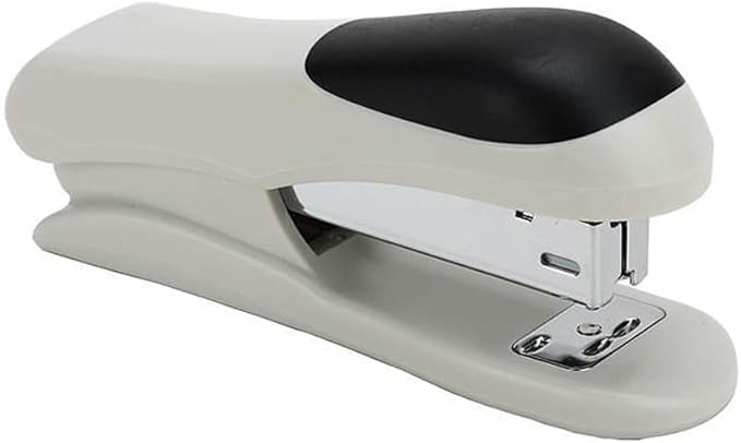 Desk Stapler Office Stapler Portable Stapler Office Desktop Stapler Labor-Saving Easily Can Accommodate 25 Pages of Desktop File Binding White School Supplies (Color : A)