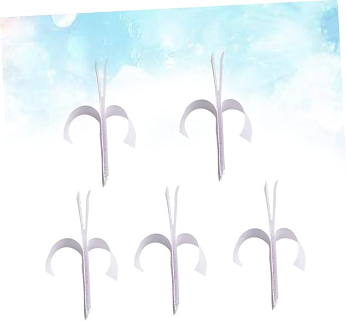 5pcs Hook and Loop Adhesive Tape Table Skirt Sticker Pads for Wall Mounting Strong Hold Reusable for Smooth Surfaces