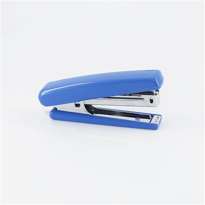 KUYWLMKMZZ Desk Stapler Stapler Document Binding Stabler Desktop Stapler Labor-Saving Office Student Supplies 25 Pages Capacity 4 Colors for Choice School Supplies (Color : B)