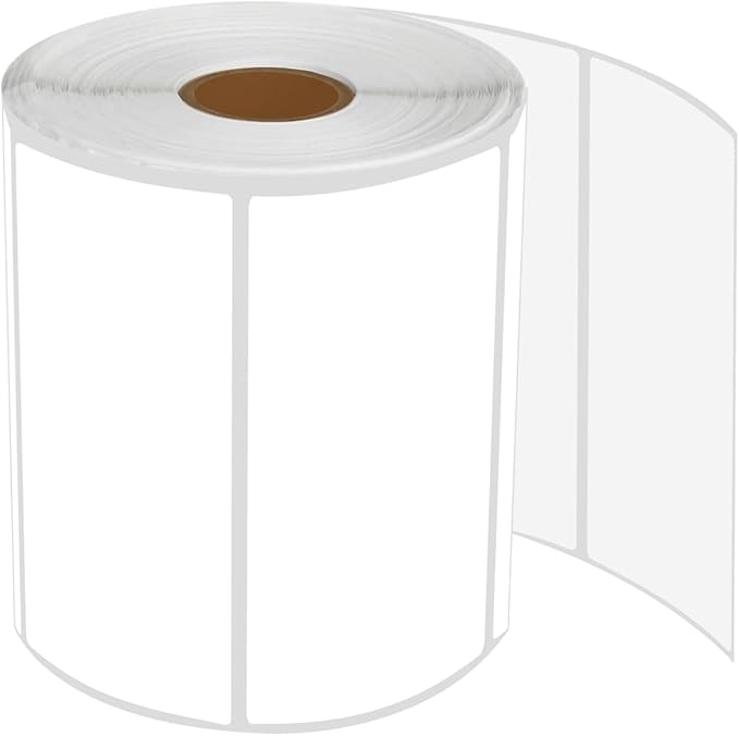 NineLeaf 3 Roll (810 Labels/Roll) Compatible for Brother RD-S03U1 RDS03U1 102mm 4'' x 2'' Standard Address White Paper Labels for RJ-3050 RJ-3150 RJ-4030 RJ-4040 TD-4000 TD-4410D TD-4550DNWB Printers