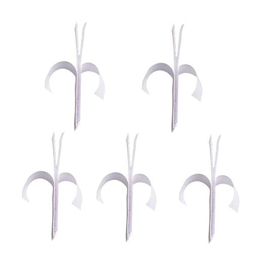5pcs Hook Loop Tape Mounting Strips Reusable Removable Adhesive for Smooth Surfaces