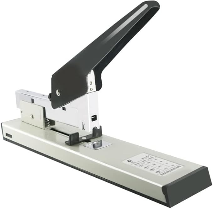 KUYWLMKMZZ Desk Stapler Staplers Office Heavy Duty Desktop Stapler Labor-Saving 100-page Capacity Suitable for Office Document Binding on Office Desks School Supplies (Color : A)