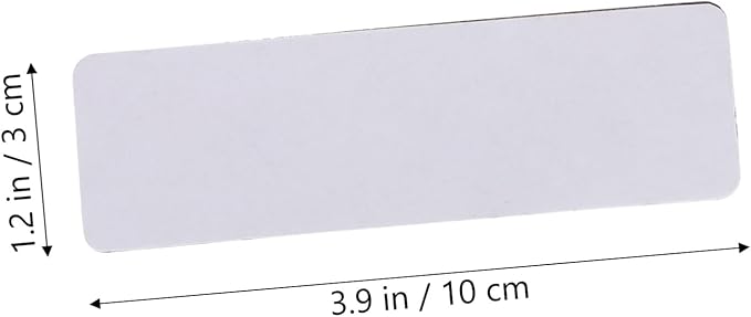 HEALLILY 40pcs Retainer Double Sided Tape Strong Adhesive Strips for Wall Mounting