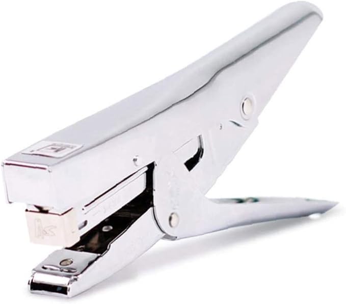 Metal Stapler - Hand Grip Type Labor-Saving Binding Device Stapler （7.5 * 18 * 2.7 Cm）
