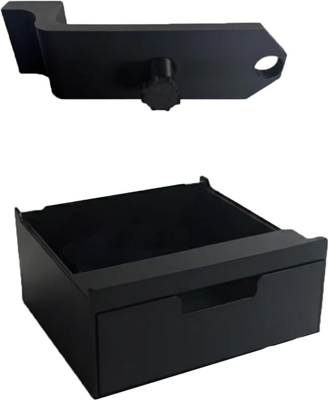 Magnetic Drawer for Secretlab Magnus Organizer Desk,Under Desk Storage Large Tray Compatible with Magnus Pro/XL,Strong Magnetic Mount,Space-Saving Design,23x23x7.3cm (Black)