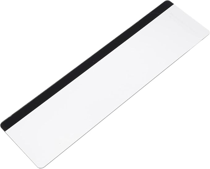Mobestech Transparent Acrylic Memo Board with Phone Holder for Computer Monitor Right Side Screen Panel Office Gadget Message Reminder 11.02X3.07 Inches
