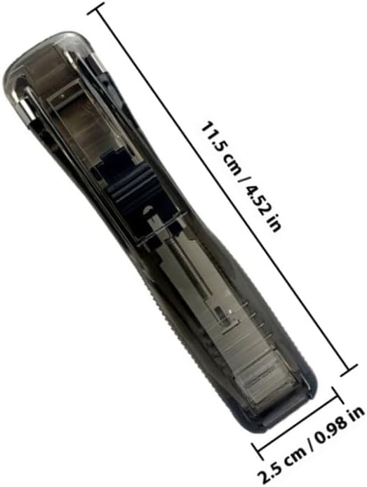 COHEALI Document Stapler and Portable Paper Clam Clip Dispenser Set with 2 Desktop Staplers and 200 Reusable Binder Clips for Office and School Filing Binding