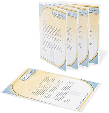 Office Depot Poly Project View Folders, Letter Size, Clear, Pack of 10, 741341