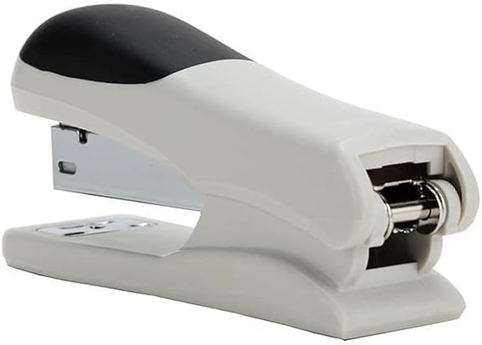 Desk Stapler Office Stapler Portable Stapler Office Desktop Stapler Labor-Saving Easily Can Accommodate 25 Pages of Desktop File Binding White School Supplies (Color : A)