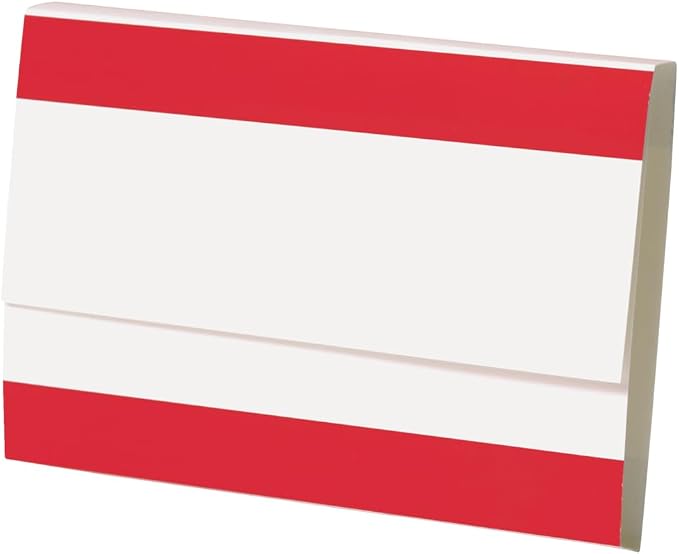 Apothecary Products Heavyweight Extra-Long Double Folder, Extended Document File Organizer, Durable Office and Medical Filing Storage, Color-Coded Record Management, Red, 100 Count
